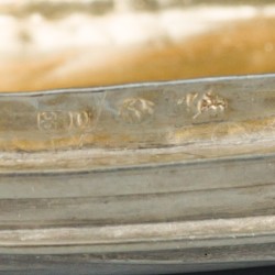 Snuiftabaksdoosje zilver.
