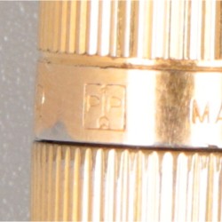 5-delig lot pennen, verzilverd / zilver.