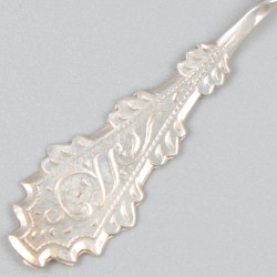 12-delige set taartvorkjes zilver.