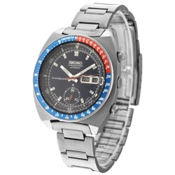 No Reserve - Seiko Pogue 'Pepsi' Chronograph Automatic 6139-6002 - Herenhorloge.