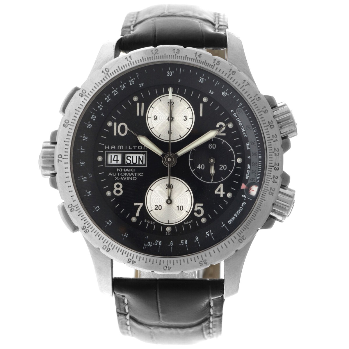 No Reserve - Hamilton Khaki X-Wind H776160 - Herenhorloge.