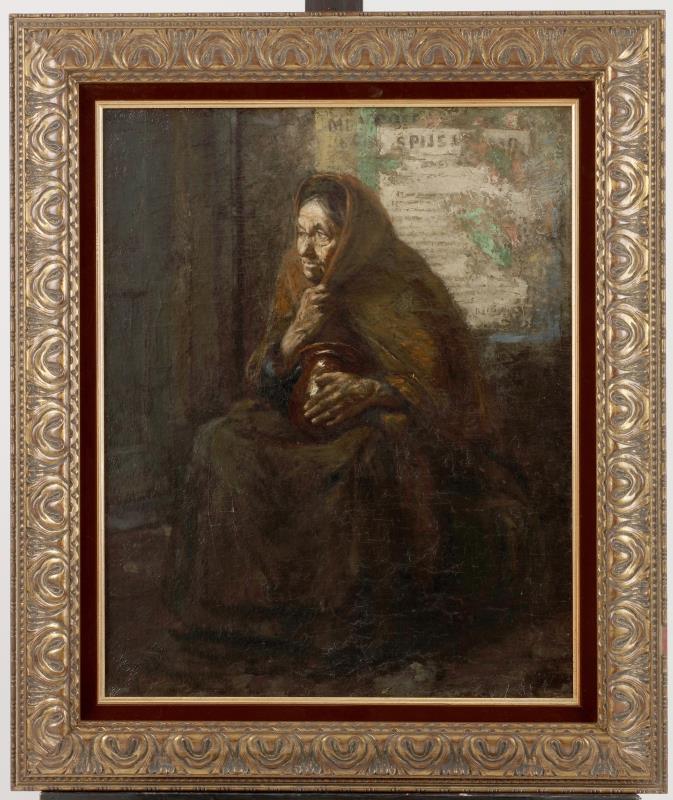Martinus (Martin) Schildt (Rotterdam 1867 - 1921), een bedelares.