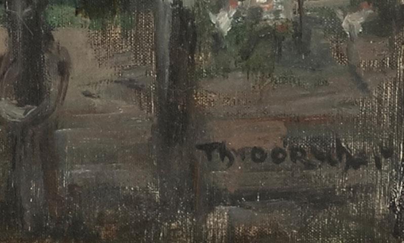 Theodorus (Dorus) van Oorschot (Schijndel, 1910 - 1989), een stad aan een rivier.