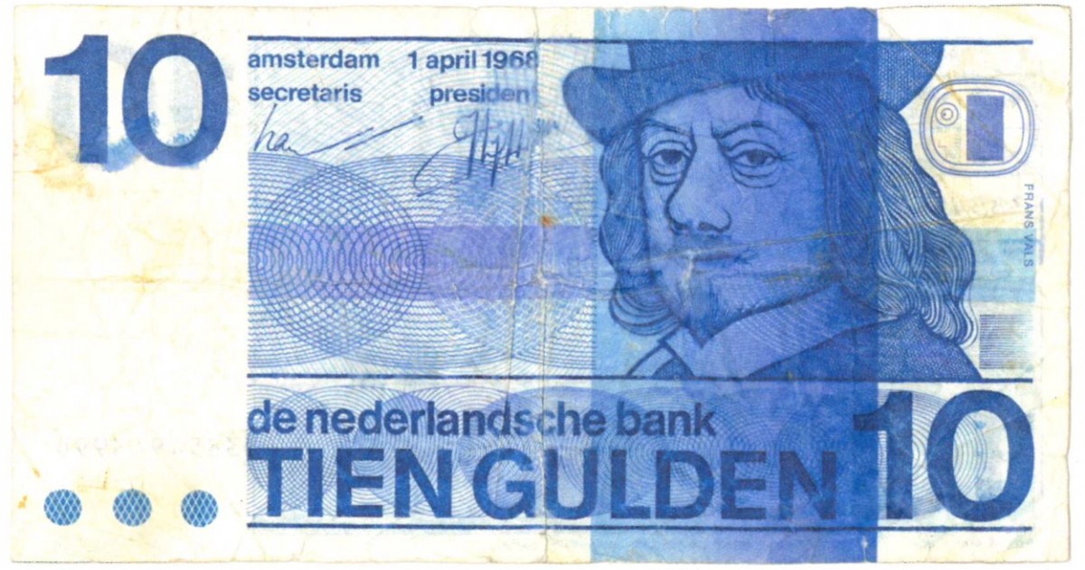 Nederland 10 gulden Bankbiljet Type 1968 Frans Hals - Zeer Goed