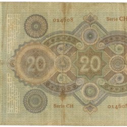 Nederland 20 gulden Bankbiljet Type 1926 Stuurman - Zeer Goed