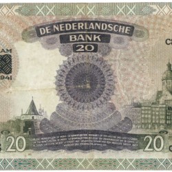 Nederland 20 gulden Bankbiljet Type 1939 Emma - Zeer Fraai
