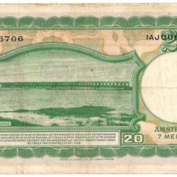 Nederland 20 gulden Bankbiljet Type 1945 Stadhouder Willem III - Zeer Fraai