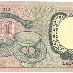 Nederland 20 gulden Bankbiljet Type 1955 Boerhaave - Zeer Fraai