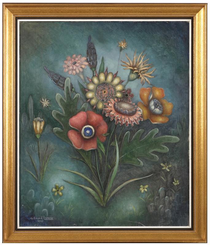 Gerard Laenen (Mechelen 1899 - 1980 Etterbeek), Stilleven van bloemen.