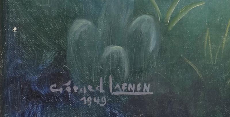Gerard Laenen (Mechelen 1899 - 1980 Etterbeek), Stilleven van bloemen.