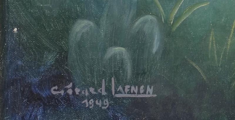 Gerard Laenen (Mechelen 1899 - 1980 Etterbeek), Stilleven van bloemen.