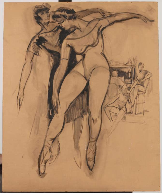 Lucien Desmaré (Schaarbeek 1905 - 1961 Brussel), Pas-de-deux.