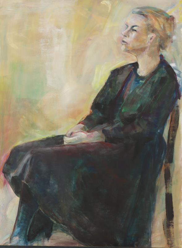 Onbekend, 20e eeuw, Portret van een vrouw.