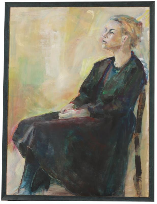 Onbekend, 20e eeuw, Portret van een vrouw.