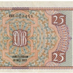 Nederland 25 gulden bankbiljet Type 1931 Mees - Zeer Fraai