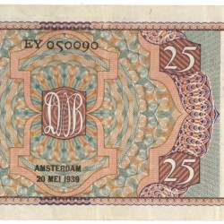 Nederland 25 gulden bankbiljet Type 1931 Mees - Zeer Fraai