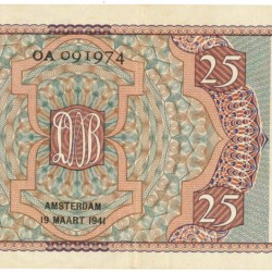 Nederland 25 gulden bankbiljet Type 1931 Mees - Zeer Fraai -