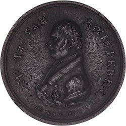 1832. Nederland. 25 jarige jubileum van de Schoolinspecteur Van Zwinderen.