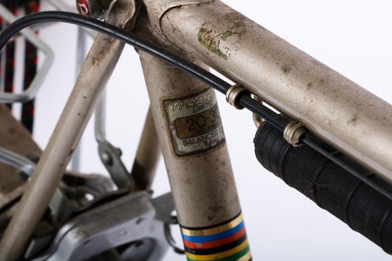 Een vintage Raleigh-Grand Prix race-/ tourfiets, herenmodel.