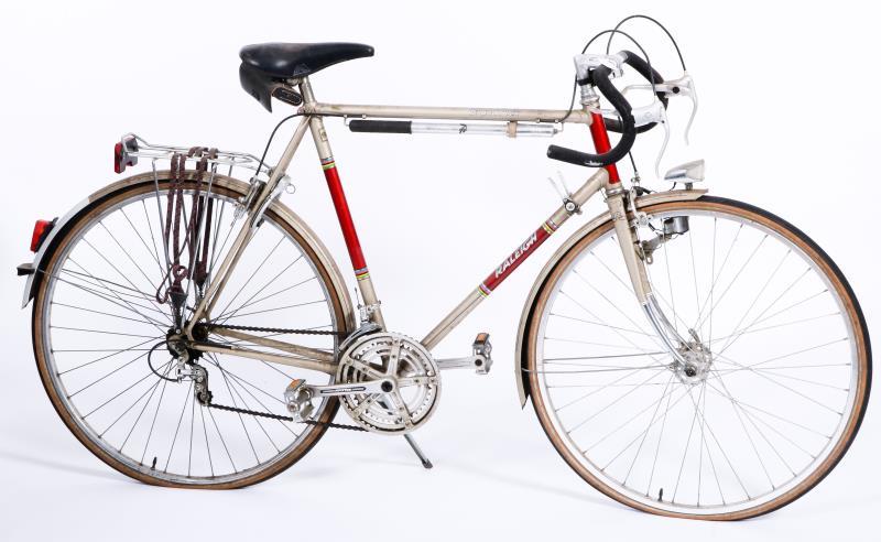 Een vintage Raleigh-Grand Prix race-/ tourfiets, herenmodel.