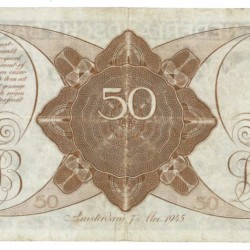 Nederland 50 gulden Bankbiljet Type 1945 Stadhouder Willem III - Zeer Fraai
