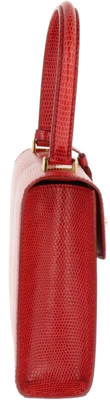 Louis Vuitton damestasje Mazarine Lezard Rou, Nijlvaraan.