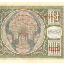 Nederland 100 gulden Bankbiljet Type 1930 Luitspelende vrouw - Prachtig +