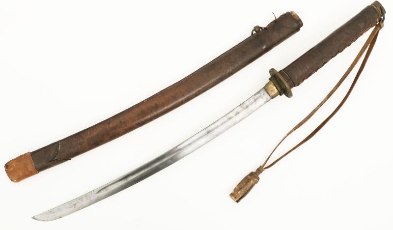 Een W.O. II Samurai-zwaard, 20e eeuw.