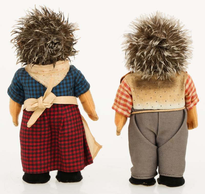 Een lot van (3) Steiff knuffels, w.o. (2) Mecki.