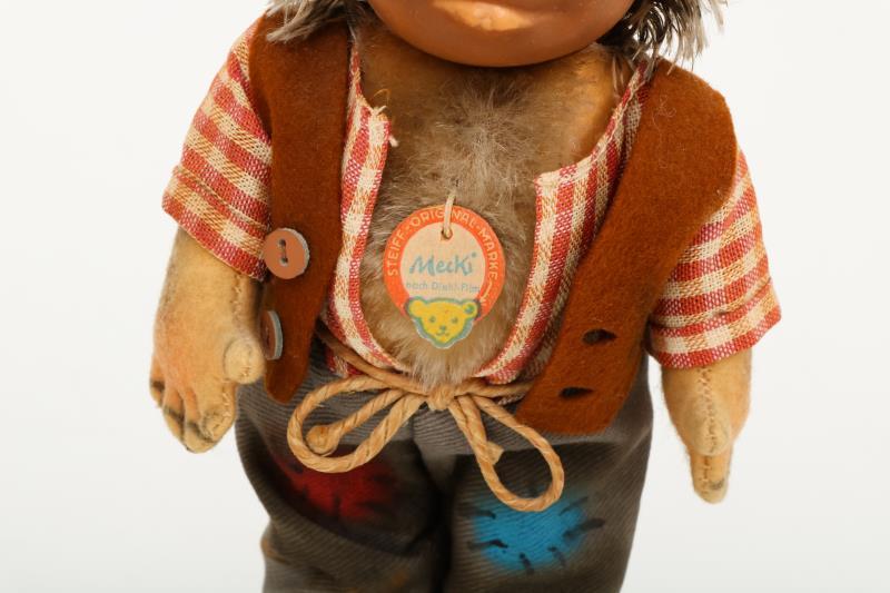 Een lot van (3) Steiff knuffels, w.o. (2) Mecki.