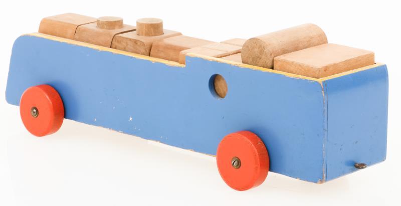 Ado (arbeid door onvolwaardige) Ko Verzuu (1901-1971). compleet met de originele blokken model nr. 161 uit 1953. 