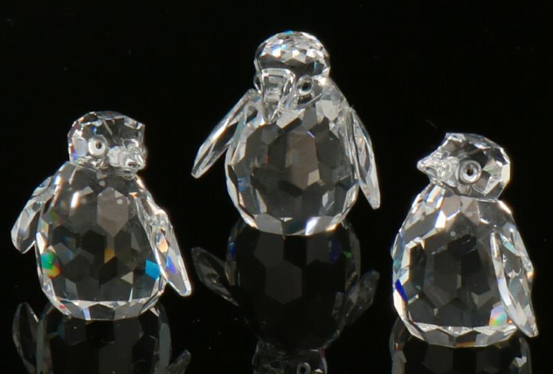 (4) delig lot Swarovski dier figuren .