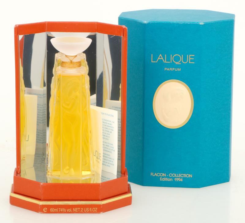 Een Lalique "les muses" -parfumfles, editie 1994. Gemerkt "Lalique France".