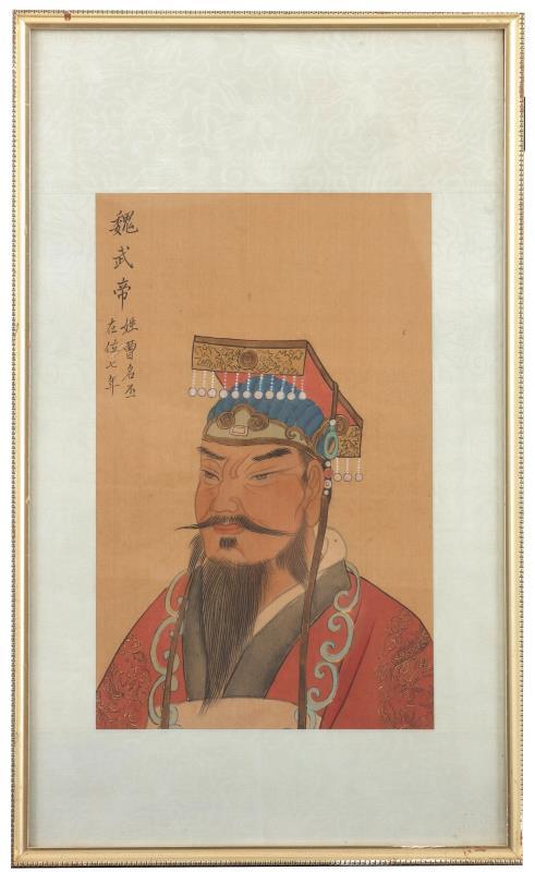 Chinese School, Twee Chinese heersersportretten.