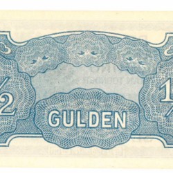 Netherlands-Indies ½ gulden Banknote Type 1942 - About UNC