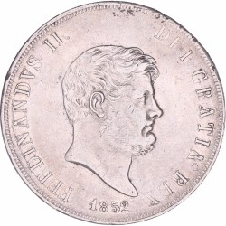 Italian states. Kingdom of the two Sicilies. Ferdinand II. 120 Grana. 1852.