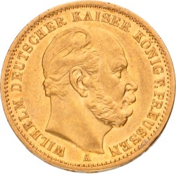 German states. Prussia. Wilhelm I. 20 Mark. 1871 A.
