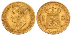5 Gulden. Willem I. 1827 U. MS 62.