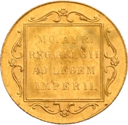 Gouden Dukaat. Wilhelmina. 1917. MS 62.