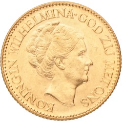 10 Gulden. Wilhelmina. 1932. MS 64.