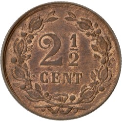 2½ Cent. Willem III. 1881. MS 63 BN.