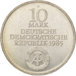 No reserve - Germany. DDR. 10 Mark - Humboldt University. 1985 A.