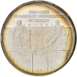 No reserve - Germany. DDR. 10 Mark - Humboldt University. 1985 A.