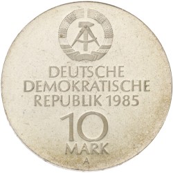 No reserve - Germany. DDR. 10 Mark - Dresden. Semper Opera. 1985 A.