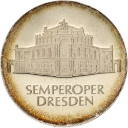 No reserve - Germany. DDR. 10 Mark - Dresden. Semper Opera. 1985 A.