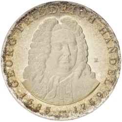 No reserve - Germany. DDR. 20 Mark - Georg Friedrich Händel. 1984 A.