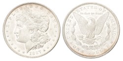 No reserve - USA. 'Morgan' Dollar. 1887.