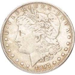 No reserve - USA. 'Morgan' Dollar. 1897.