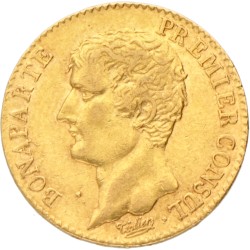 France. First republic. Napoleon. 20 Francs. AN 12 A.