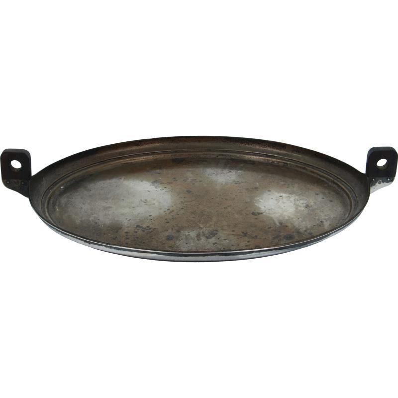 Art deco dienblad zilver.